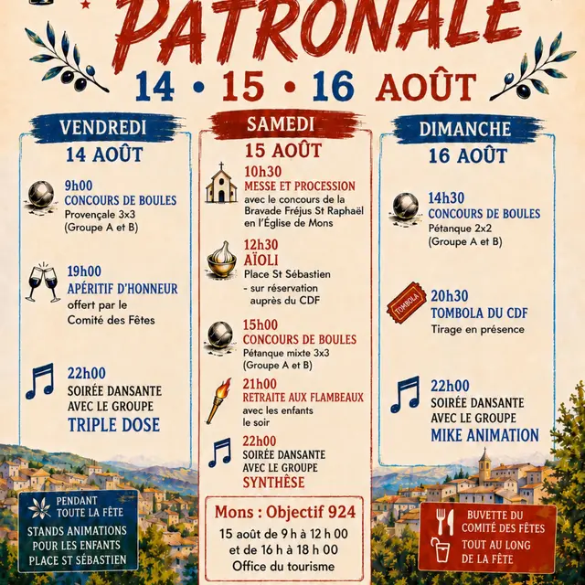 Fêtes patronales de Mons