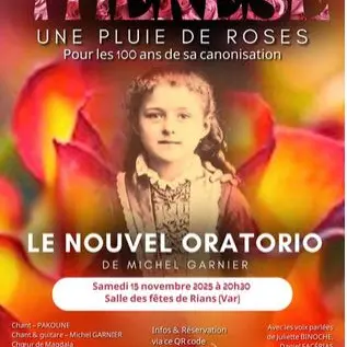 Concert : Thérèse, une pluie de roses - Oratorio_Rians