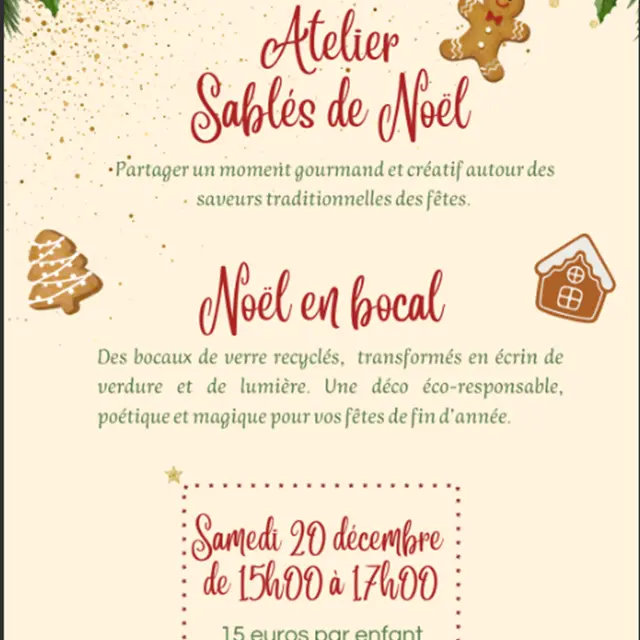 Atelier sablés de Noel_Malaucène