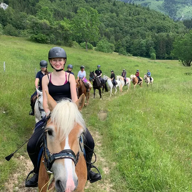 A cheval