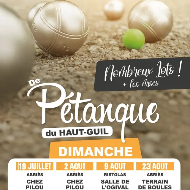 Les concours de pétanque du Haut-guil - Chez Pilou_Abriès-Ristolas