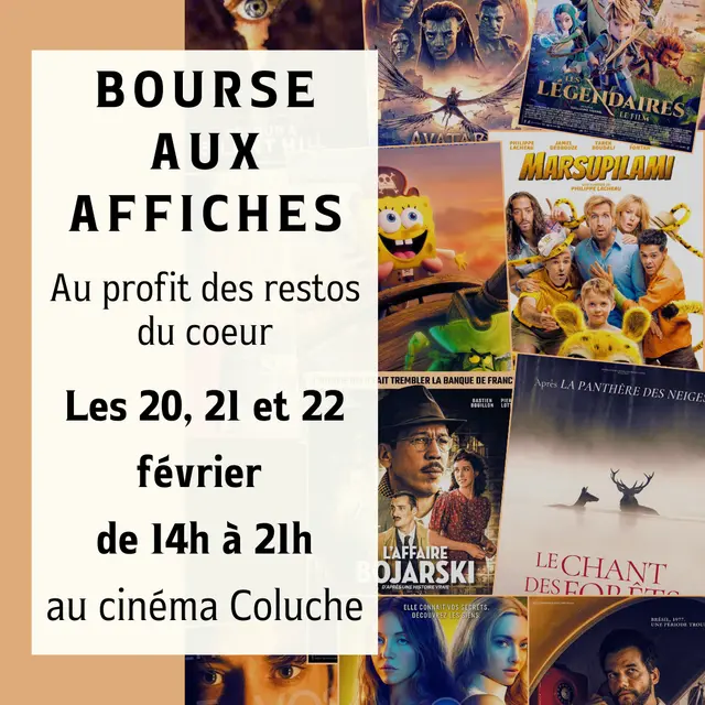 Bourse aux affiches solidaire : collecte au profit des Restos du Cœur_Istres