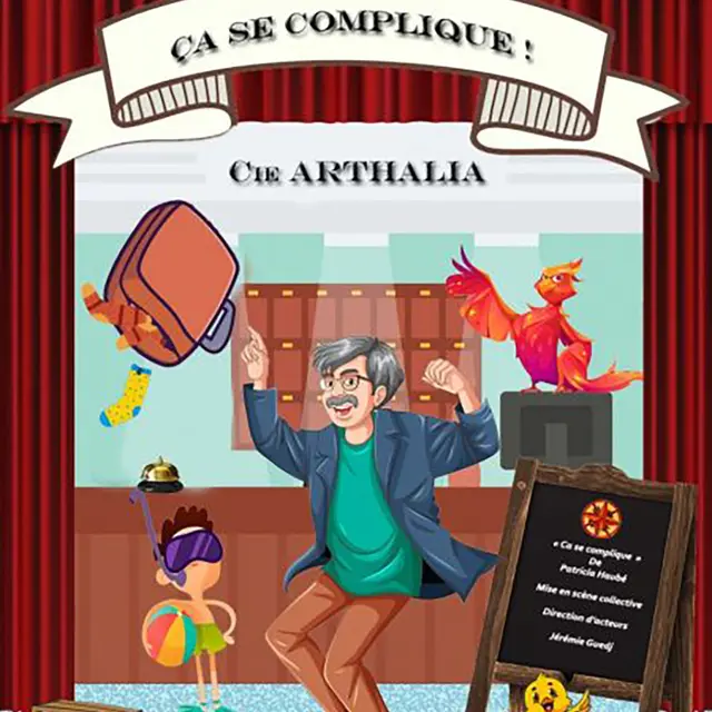 Théâtre  Ça se complique  _Villeneuve-Loubet