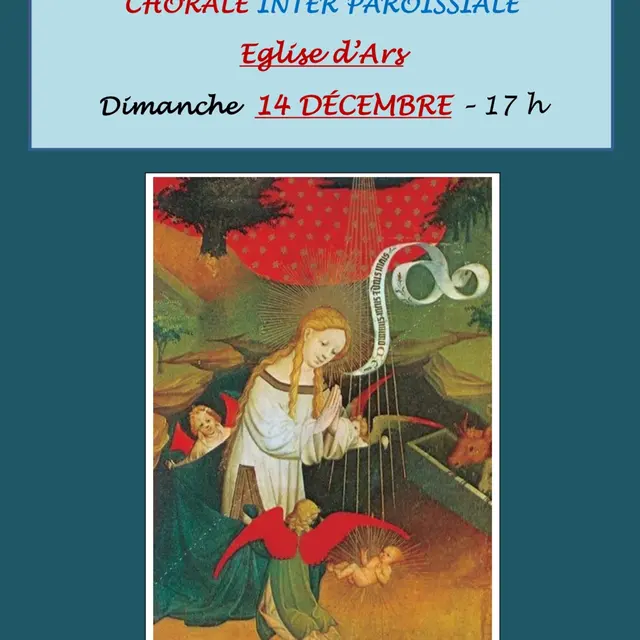 Affiche du concert de Noël à Ars-en-Ré