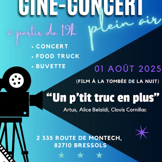 Ciné-Concert en plein air_Bressols