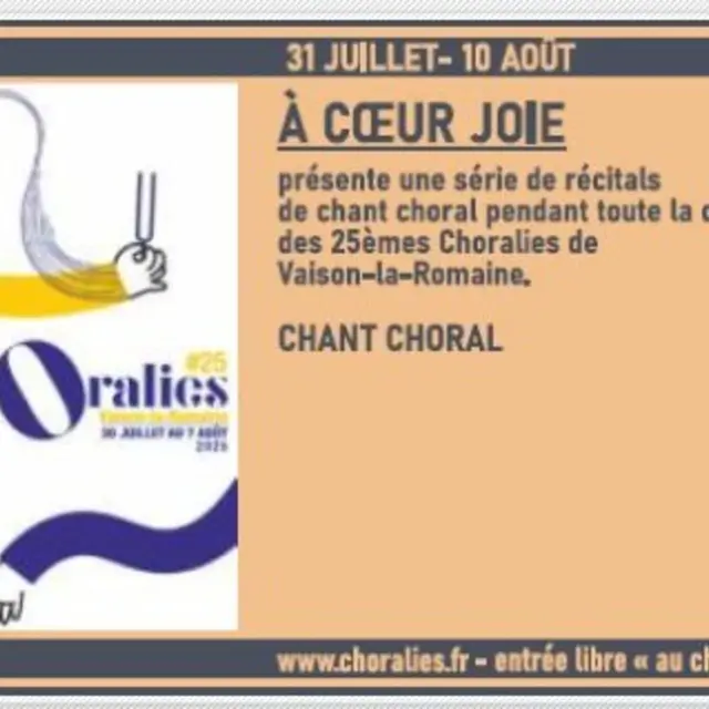 Chant Choral - Musique dans la Nef_Vaison-la-Romaine