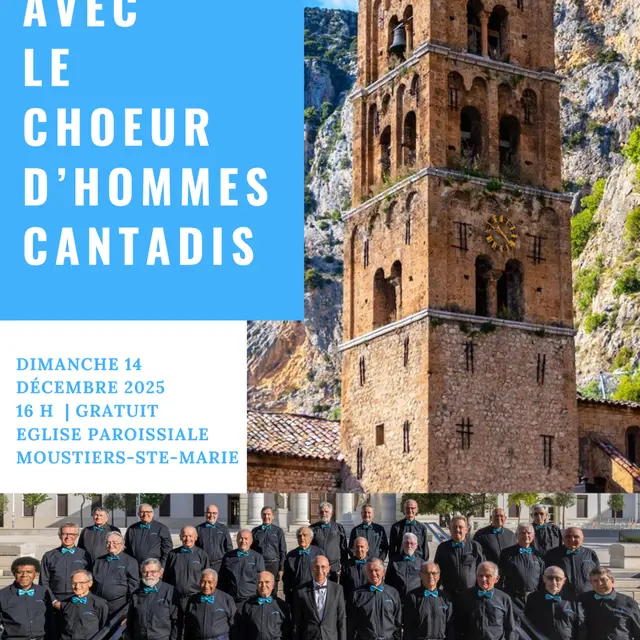 Chant choral avec Cantadis - Choeur d'hommes_Moustiers-Sainte-Marie