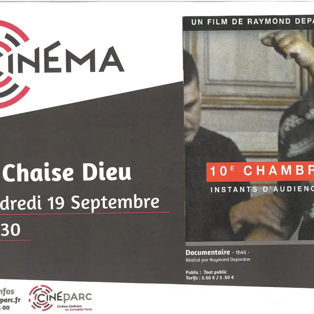 EVE-Projection : 10ème chambre - Instants d'audience de Raymond Depardon_La Chaise-Dieu-affiche