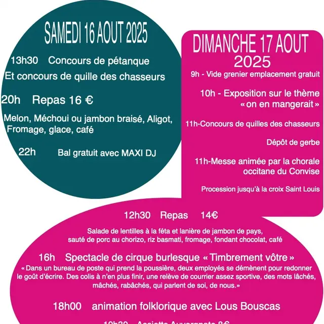 Fête patronale_Barriac-les-Bosquets