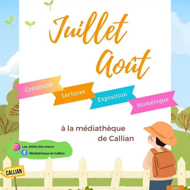 Juillet et Août à la Médiathèque du Château GOERG_Callian