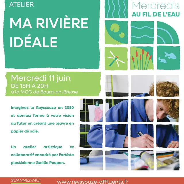 [Les mercredis au fil de l'eau] Atelier Ma rivière idéale_Bourg-en-Bresse