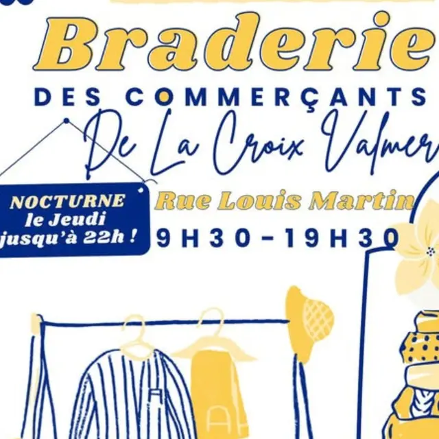 Braderie des commerçants_La Croix-Valmer