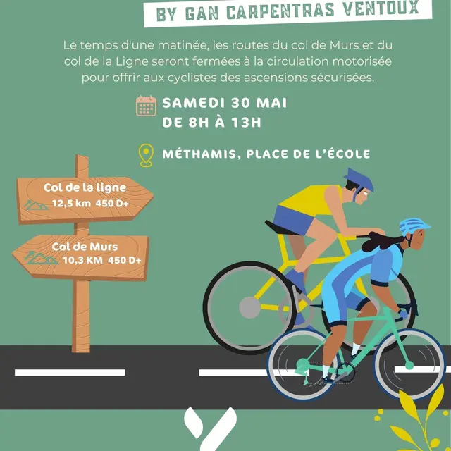 Vos cols réservés, by Gan Carpentras Ventoux_Méthamis