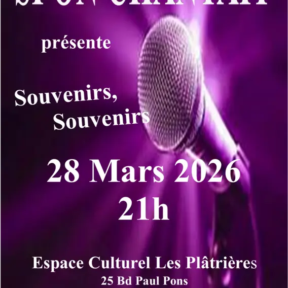 Spectacle Si on chantait_L'Isle-sur-la-Sorgue