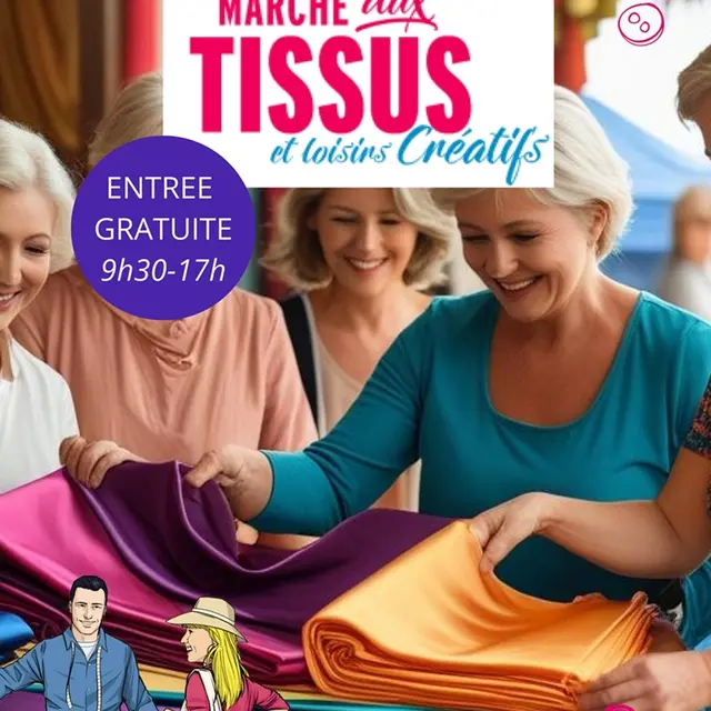 Tisséade - Marché aux tissus et loisirs créatifs_Avignon