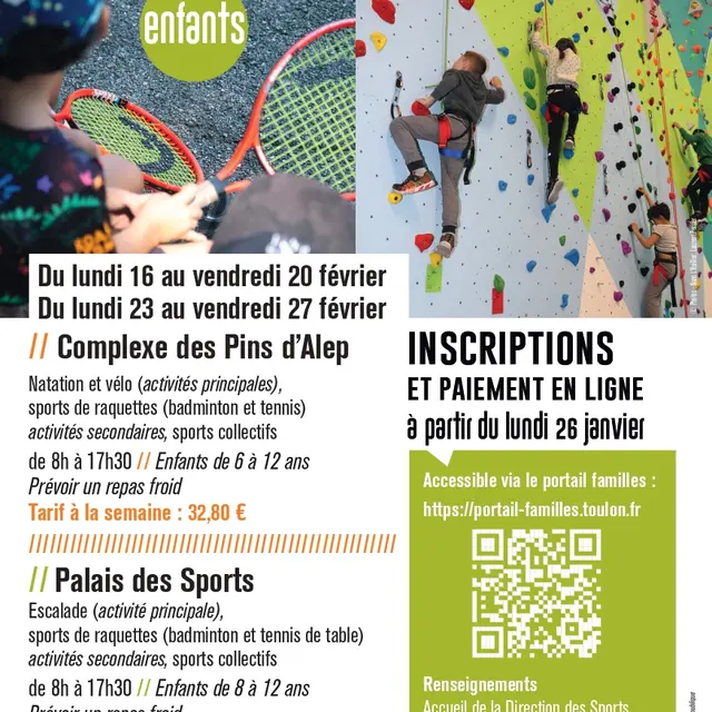 Jeune public - Stage multisports Ville de Toulon au Palais des Sports_Toulon