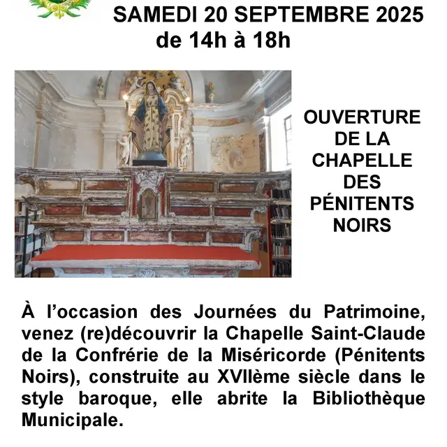 Journées européennes du patrimoine 2025 à Saorge_Saorge