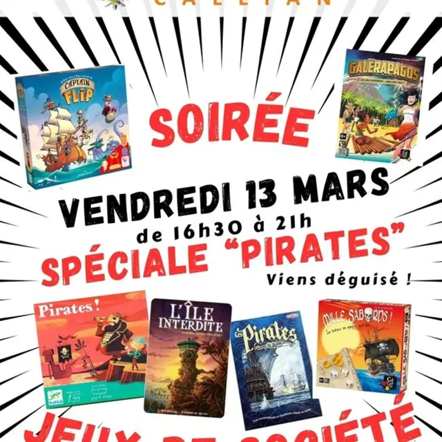 Soirée Jeux de Société - GRATUIT_Callian