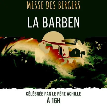 Messe des bergers et procession du troupeau_La Barben