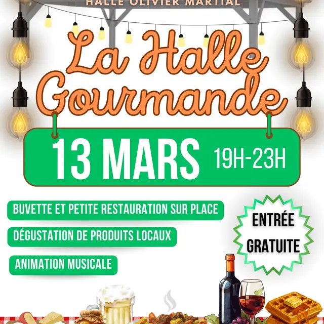 Marché nocturne La Halle Gourmande_Mondragon