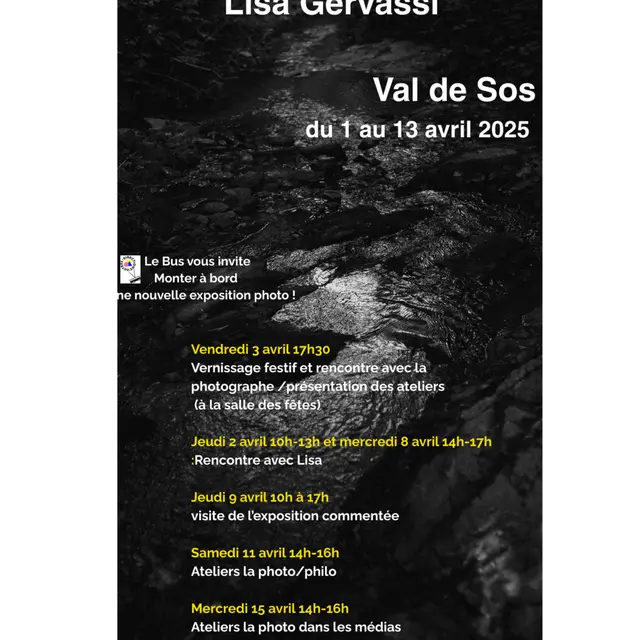 Le Bus-espace-culturel et la photographe Lisa Gervassi_Val-de-Sos