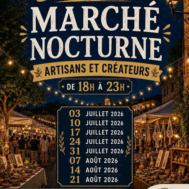 Marché nocturne en musique_Salernes