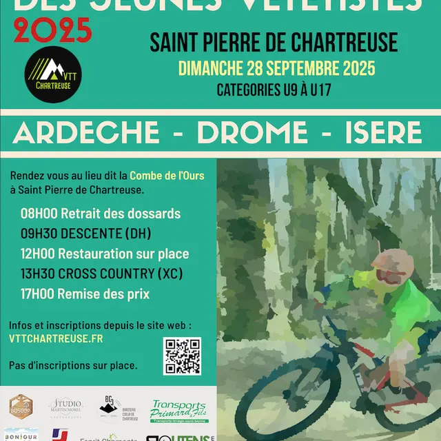 Finale du circuit trophée interdépartemental des jeunes vététistes (TIDJV)_Saint-Pierre-de-Chartreuse