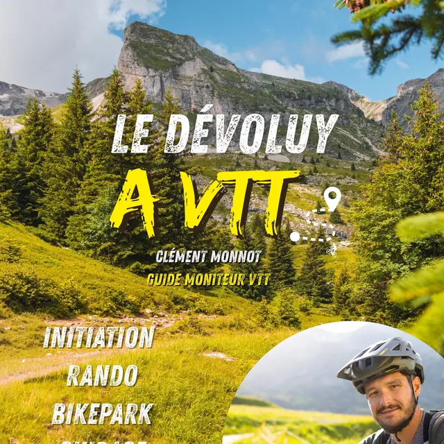 Affiche Clément Monnot Guide VTT