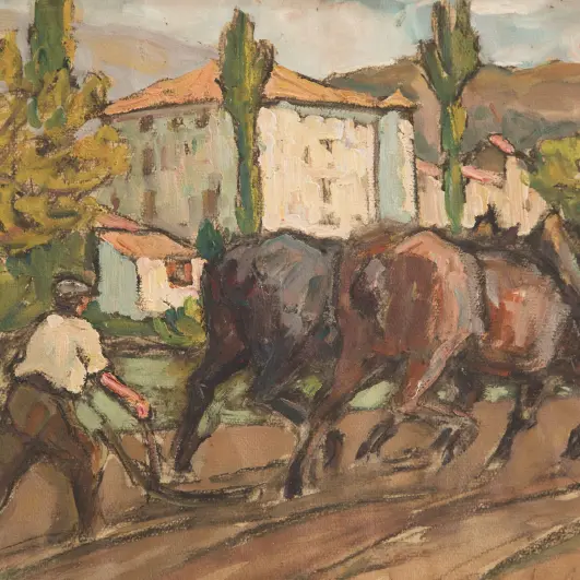 Exposition de peinture - Louise Bissonet Desvouas_La Palud-sur-Verdon