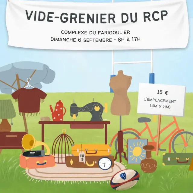 Vide grenier du Rugby Club Pertusien_Pertuis