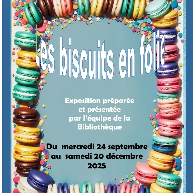 Exposition « Les biscuits en folie » à la Bibliothèque Municipale l'Ariane_Cassis