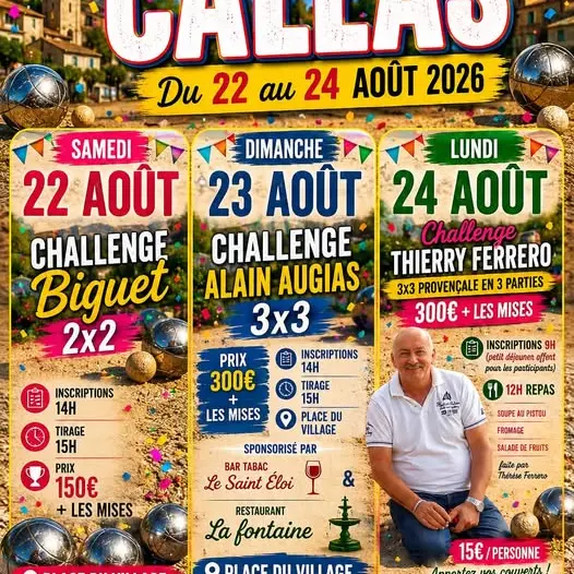 Fête locale de la Saint-Laurent_Callas