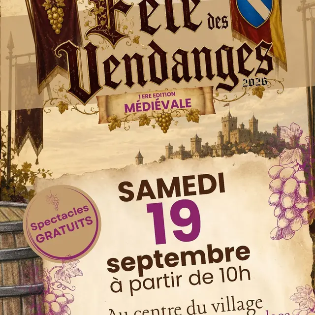 Fête des vendanges -Thème médiéval_Grisolles