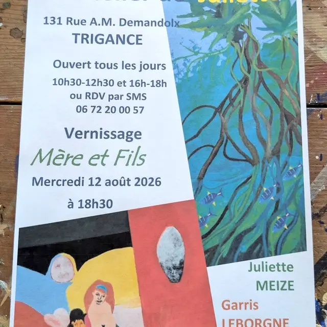 Vernissage Atelier de Juliette_Trigance