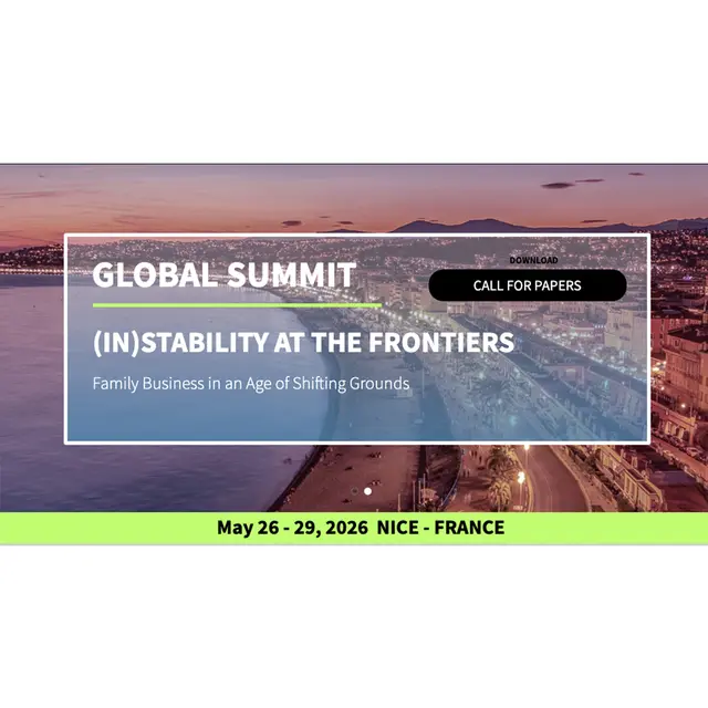 STEP Project Global Consortium Family Business Summit 2026_Nice