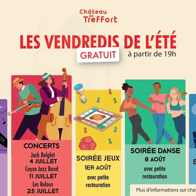 Affiche Les Vendredis de l'été
