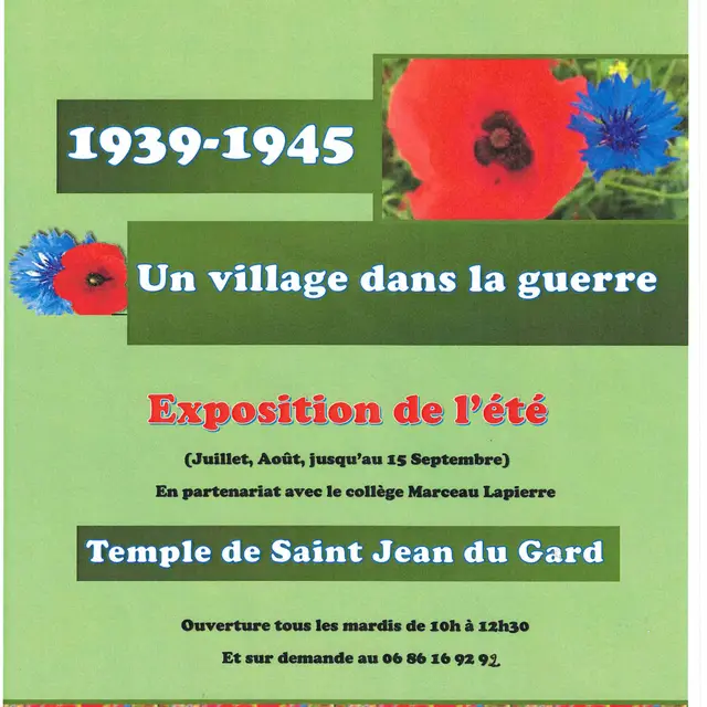 Exposition - Un village dans la guerre_Saint-Jean-du-Gard