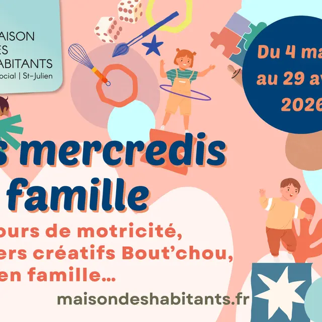 Mercredis en famille - Programme du 4 mars au 29 avril_Saint-Julien-en-Genevois