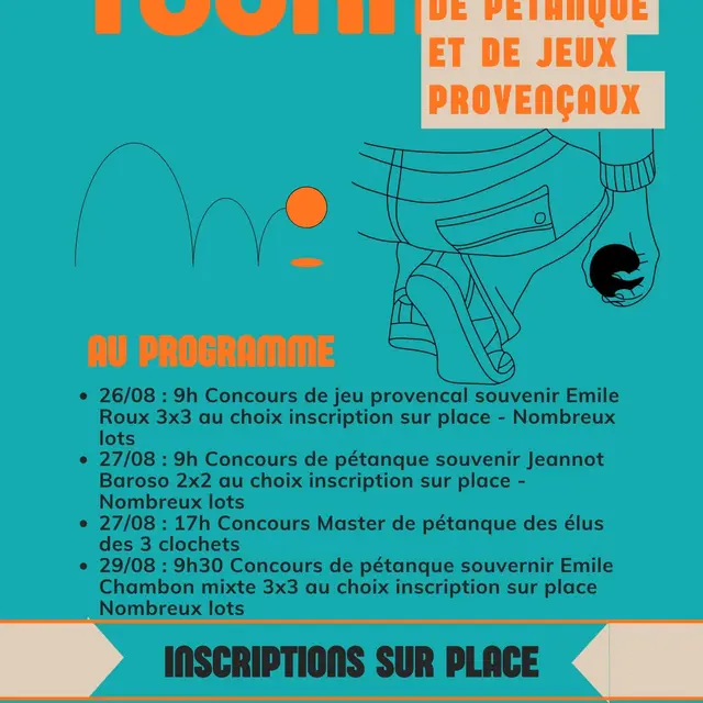 Tournoi de pétanque et de jeux provençaux_Ollioules