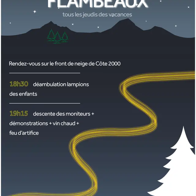 Descente aux flambeaux et aux lampions_Villard-de-Lans