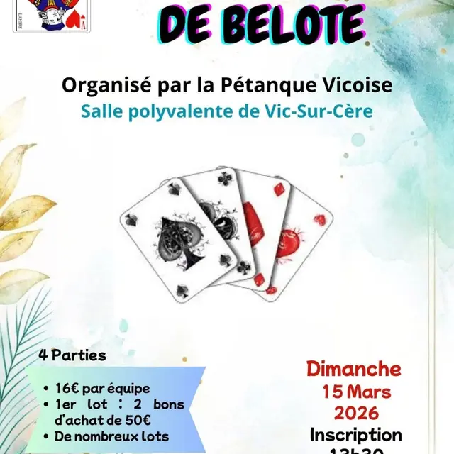 Concours de belote_Vic-sur-Cère
