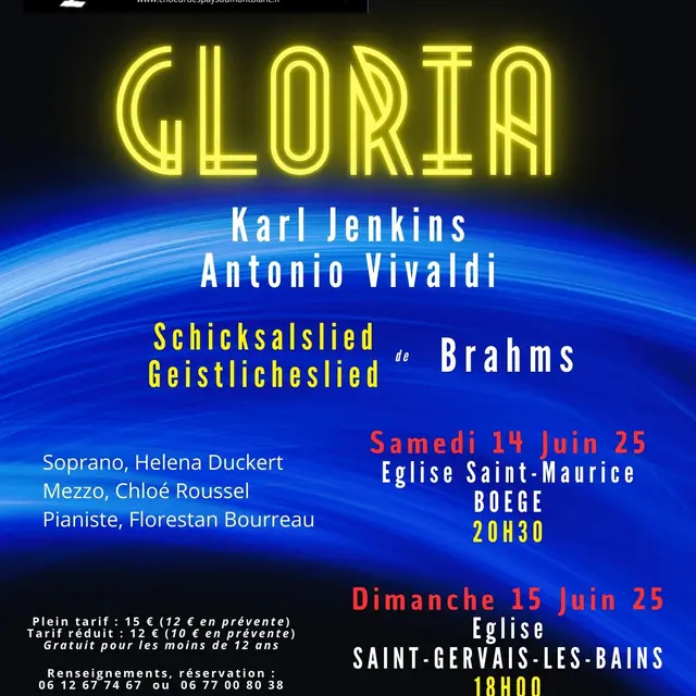 Choeur des Pays du Mont-Blanc - Concert ''Gloria''_Saint-Gervais-les-Bains