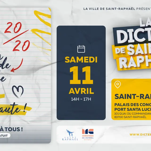 La Grande Dictée de Saint Raphaël !_Saint-Raphaël