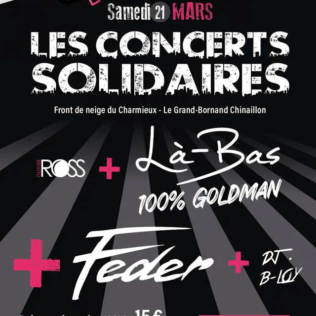 Glisse en Cœur : Feder, Là-Bas, DJ B-Loy et DJ Olivier Ross en concerts solidaires_Le Grand-Bornand