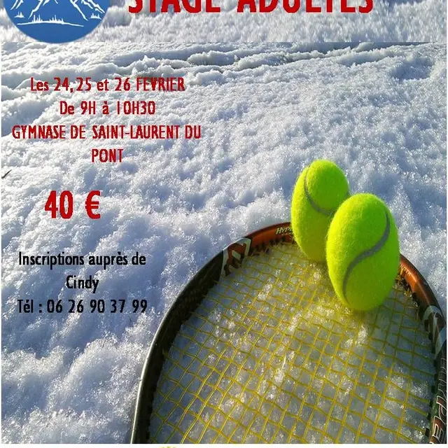 Stage de tennis_Saint-Laurent-du-Pont