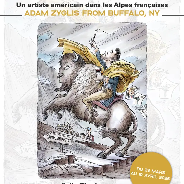 Un artiste américain dans les Alpes françaises - Adam ZYGLIS from Buffalo_Saint-Jean-de-Sixt