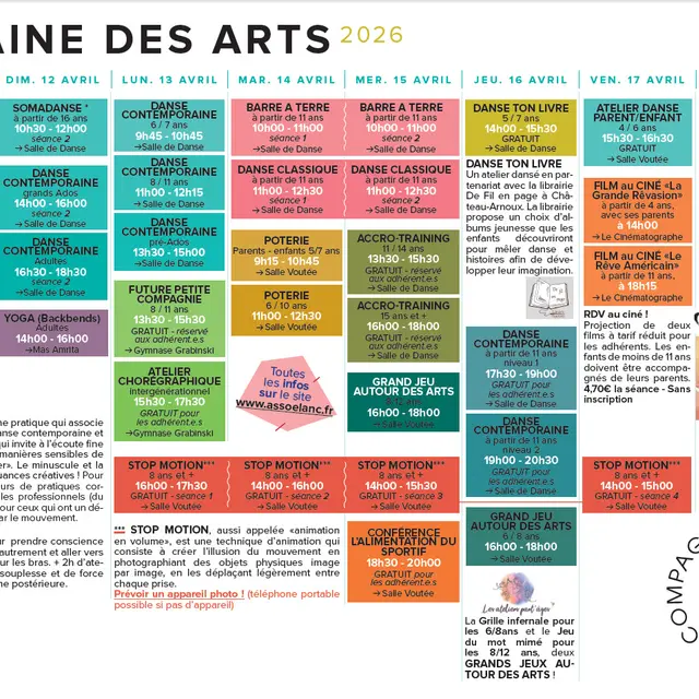 Semaine des Arts d'ElanC'_Château-Arnoux-Saint-Auban