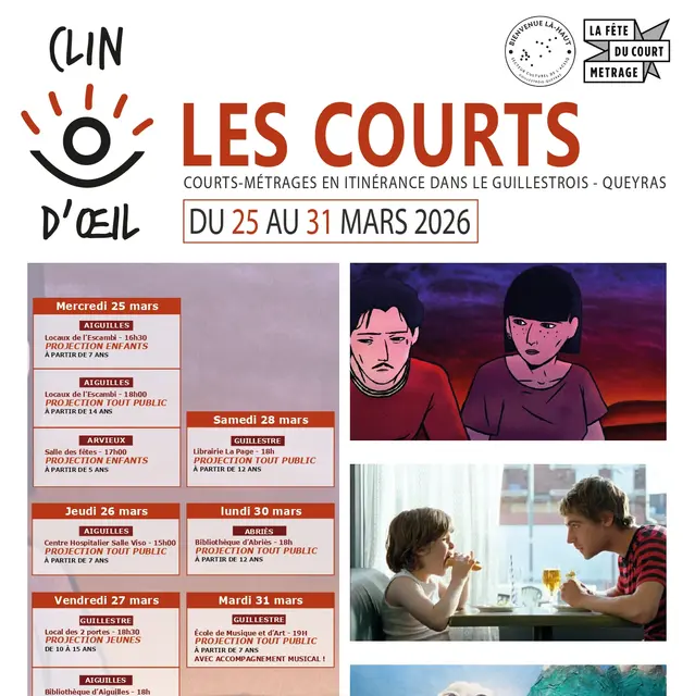 Clin d'œil - Courts-métrages en itinérance dans le Guillestrois - Queyras