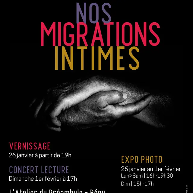 Nos migrations intimes affiche