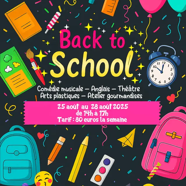 Back to School - Stage avec My School_La Seyne-sur-Mer